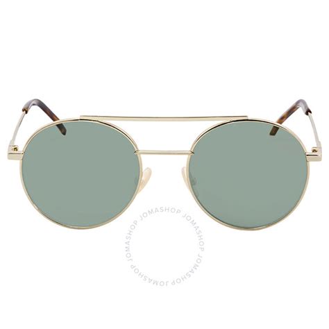 Fendi Green Round Sunglasses FF 0221/S J5G/QT 52 